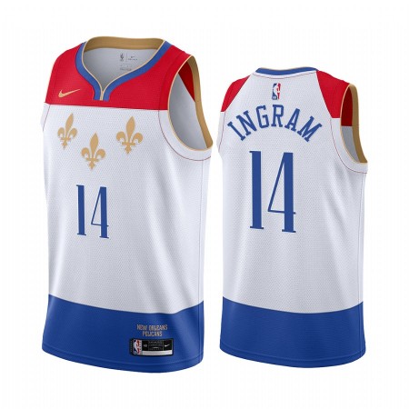 Herren NBA New Orleans Pelicans Trikot Brandon Ingram 14 2020-21 City Edition Swingman